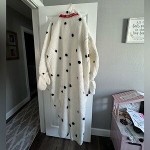 90s Vintage The Disney Store Dalmatian Adult Costume, XL